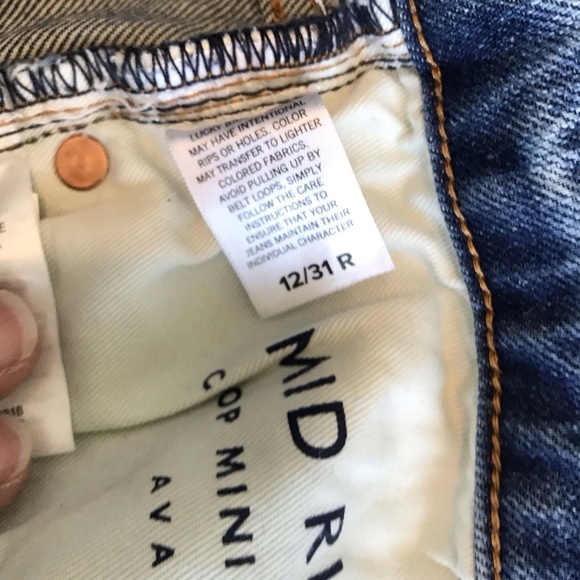 lucky brand jeans mid rise crop mini boot ava 12 31 - Picture 11 of 12